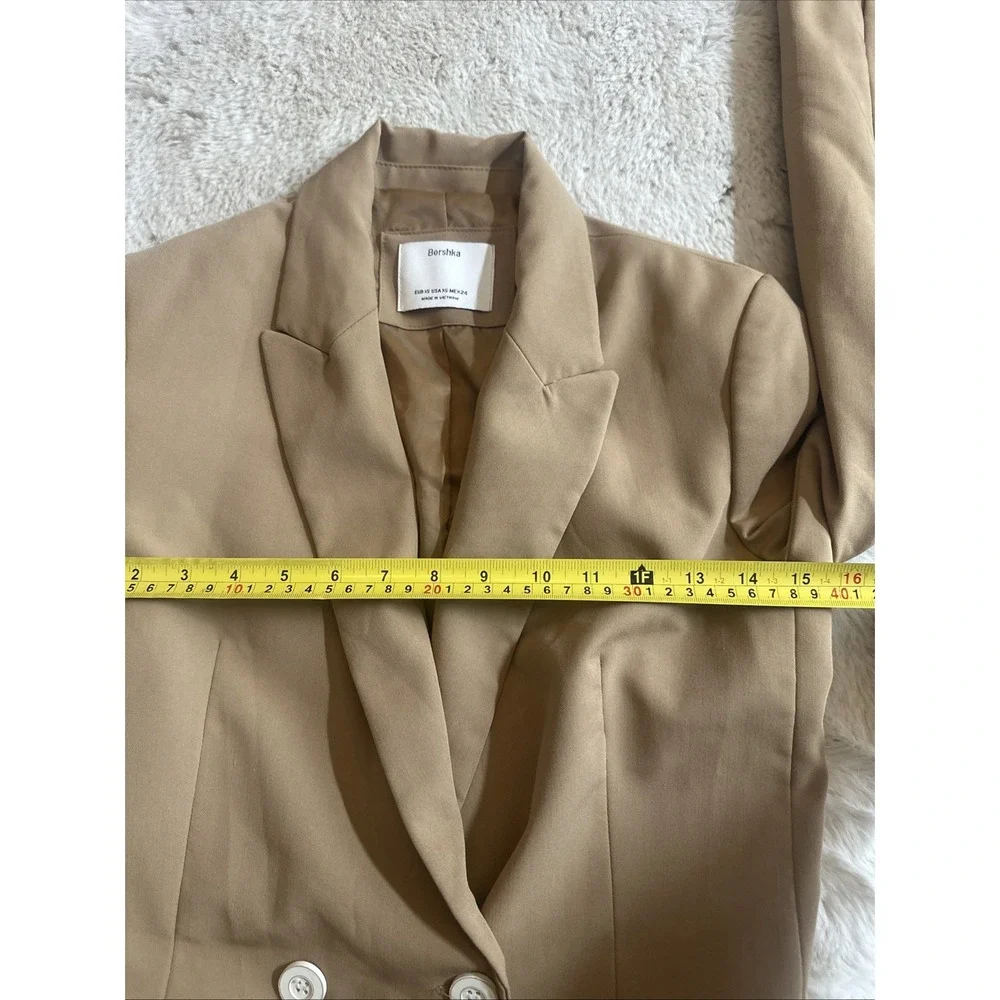 Bershka blazer brown